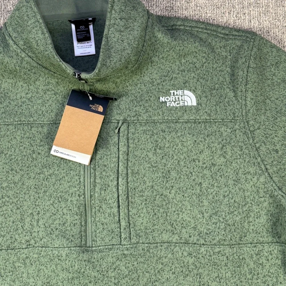 The‎ North Face Gordon Lyons 1/4 Zip Fleece Mens XXL Bark Mist Heath NWT